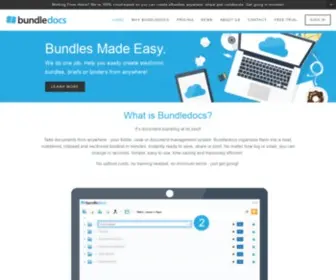 Bundledocs.com(Bundledocs legal brief building software) Screenshot