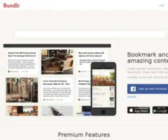 Bundlr.com(Bookmark and discover amazing content) Screenshot