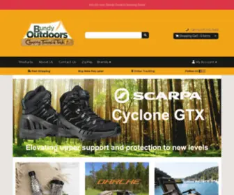Bundyoutdoors.com.au(Camping Store) Screenshot