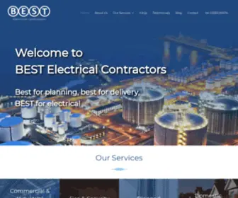 Bundys.co.uk(Commercial & Residential Electricians in Chester) Screenshot