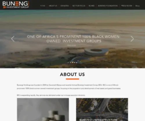 Bunengigroup.com(Bunengi Investment Group) Screenshot