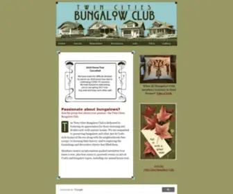 Bungalowclub.org(Twin Cities Bungalow Club) Screenshot
