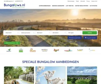Bungalows.nl(Op zoek naar een aanbieding voor een bungalow vakantie) Screenshot
