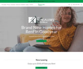 Bungalowsonestrella.com(The Bungalows on Estrella) Screenshot