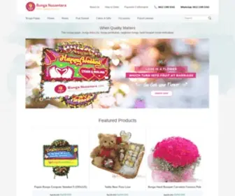 Bunganusantara.com(Jual Bunga Papan Jakarta) Screenshot