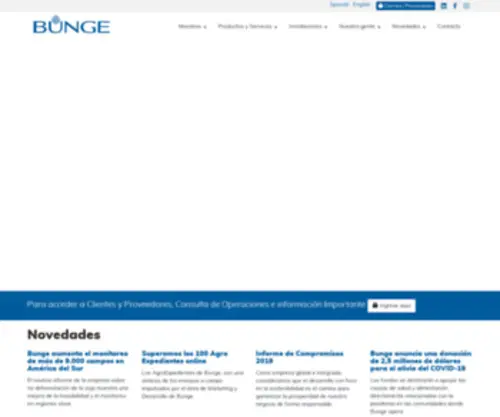 Bungeargentina.com(Bunge Argentina) Screenshot