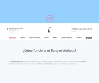 Bungeeworkout.net(Bungee Workout) Screenshot