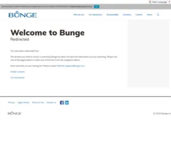 Bungenorthamerica.biz(Bunge) Screenshot