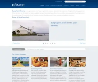 Bungenorthamerica.com(Bunge North America) Screenshot