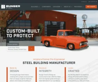 Bungersteel.com(Bunger Steel) Screenshot