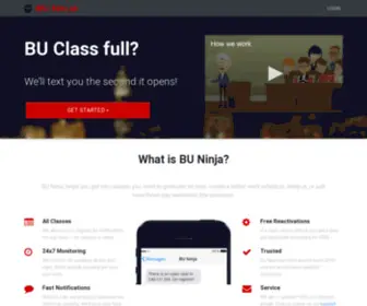 Buninja.com(BU Ninja) Screenshot