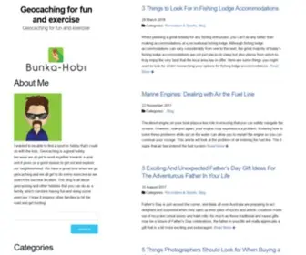 Bunka-Hobi.com(I wanted to be able to find a sport or hobby that I could do with the kids. Geocaching) Screenshot