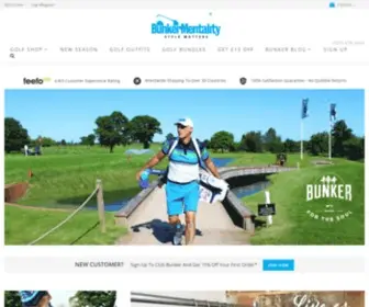 Bunker-Mentality.com(Bunker Mentality Mens Golf Clothing) Screenshot