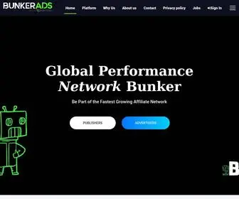 Bunkerads.com(BunkerAds Global Performance Network and Offer Bunker) Screenshot