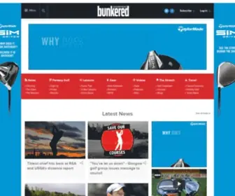 Bunkered.co.uk(Your home for golf news) Screenshot
