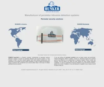 Bunkerseguridad.es(Outdoor Perimeter Security Systems) Screenshot
