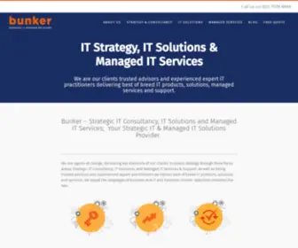 Bunker.technology(Leading strategic IT managed solutions) Screenshot