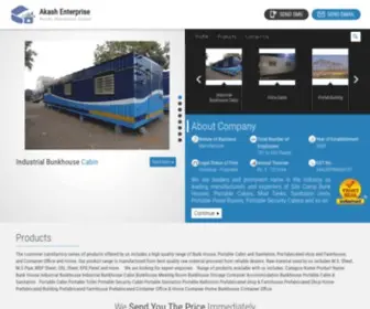 Bunkhouseindia.org(Akash Engimech (India) Private Limited) Screenshot