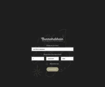 Bunnahabhain.com(Bunnahabhain Distillery) Screenshot