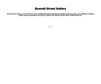 Bunnellstreetgallery.org(Bunnell Street Gallery) Screenshot
