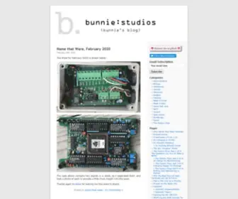 Bunniestudios.com(Bunnie's blog) Screenshot