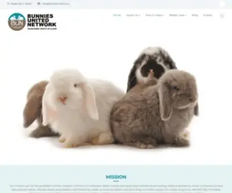 Bunniesunited.org(House Rabbit Society of Illinois) Screenshot