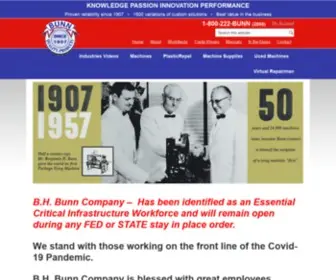 Bunntyco.com(Bunn Company) Screenshot