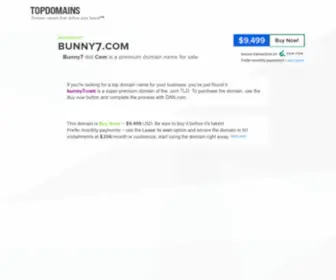 Bunny7.com(Bunny7) Screenshot