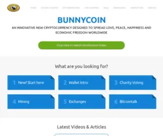 Bunnycoin.org(An Innovative New Cryptocurrency) Screenshot