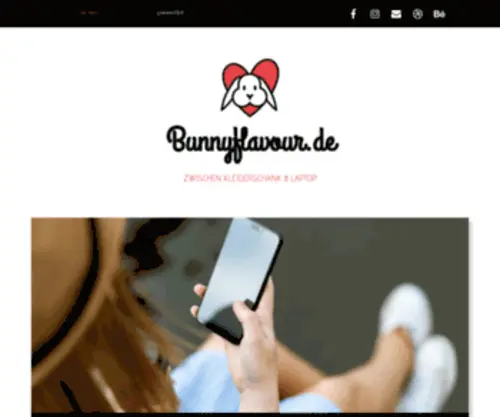 Bunnyflavour.de(Zwischen Kleiderschrank & Laptop mit dem Grafiktablett bewaffnet) Screenshot