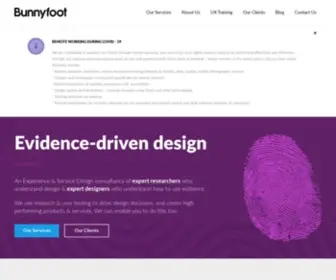 Bunnyfoot.com(Leading UX Agency and User Experience Consultancy) Screenshot