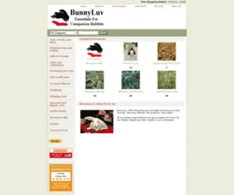 Bunnyluv.com(Essentials For Companion Rabbits) Screenshot