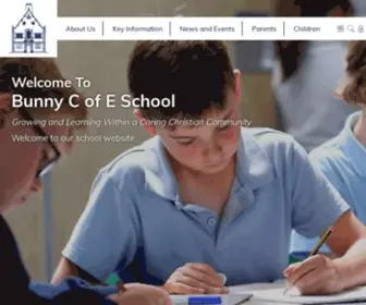 Bunnyprimaryschool.com(Bunny C of E School) Screenshot