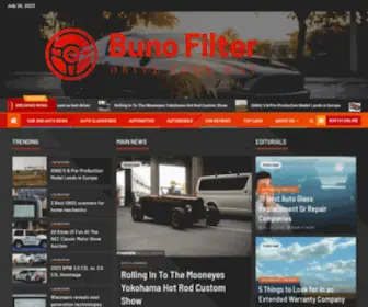 Bunofilter.com(Buno Filter) Screenshot