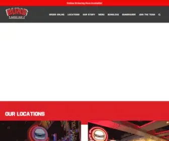 Bunsburgershop.com(Buns Burger Shop) Screenshot