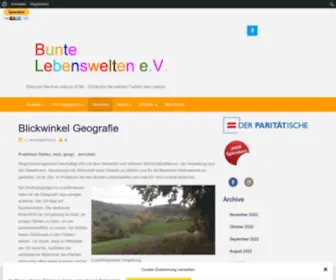 Bunte-Lebenswelten.de(Discover the true colours of life) Screenshot