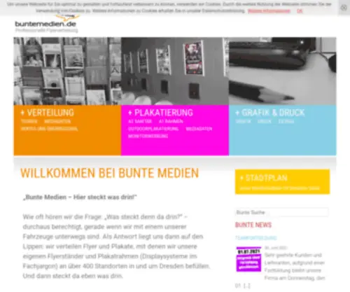 Buntemedien.de(Bunte Medien) Screenshot