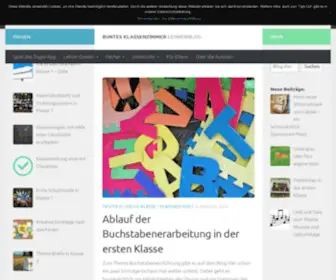 Buntesklassenzimmer.de(Ein Lehrerblog für die Grundschule) Screenshot