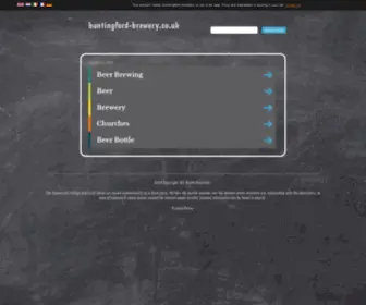 Buntingford-Brewery.co.uk(Buntingford Brewery) Screenshot