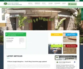 Buntsanghablr.com(Bunts Sangha) Screenshot