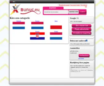 Bunuc.eu(Webshop zoekmachine) Screenshot