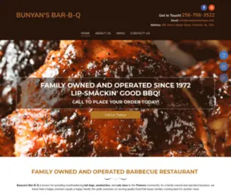 Bunyansbarbeque.com(Bunyan's Bar) Screenshot