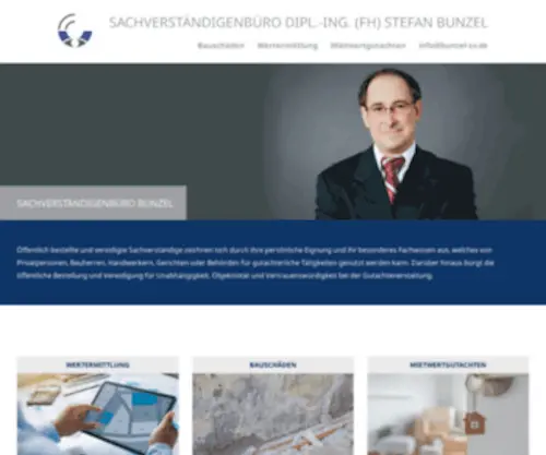 Bunzel-SV.de(Sachverständigenbüro Bunzel) Screenshot