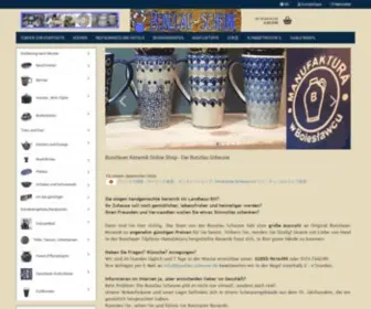 Bunzlau-Scheune.de(Bunzlauer Keramik Scheune: Bunzlau Porzellan günstig kaufen) Screenshot