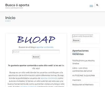 Buoap.com(Busca ó aporta) Screenshot