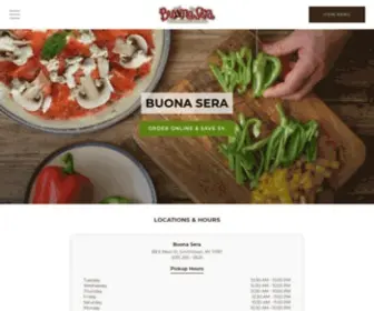 Buonaseramenu.com(Get 5% off your pizza order) Screenshot