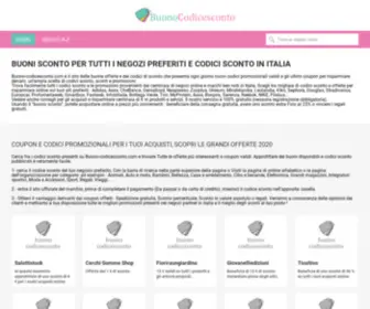 Buono-Codicesconto.com(Codici Sconto 2022) Screenshot