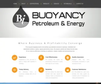 Buoyancyimpex.com(BUOYANCY IMPEX PVT) Screenshot