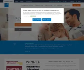 Bupa-INTL.com(Premium international private medical insurance) Screenshot