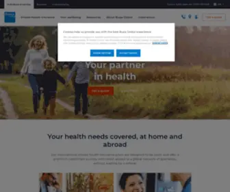 BupaGlobal.com(Premium international private health insurance) Screenshot